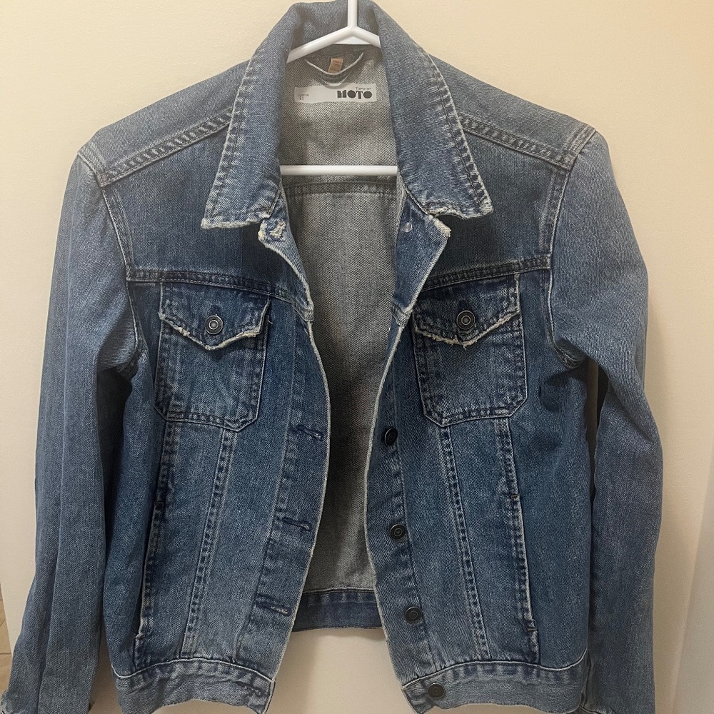 Moto Jean Jacket